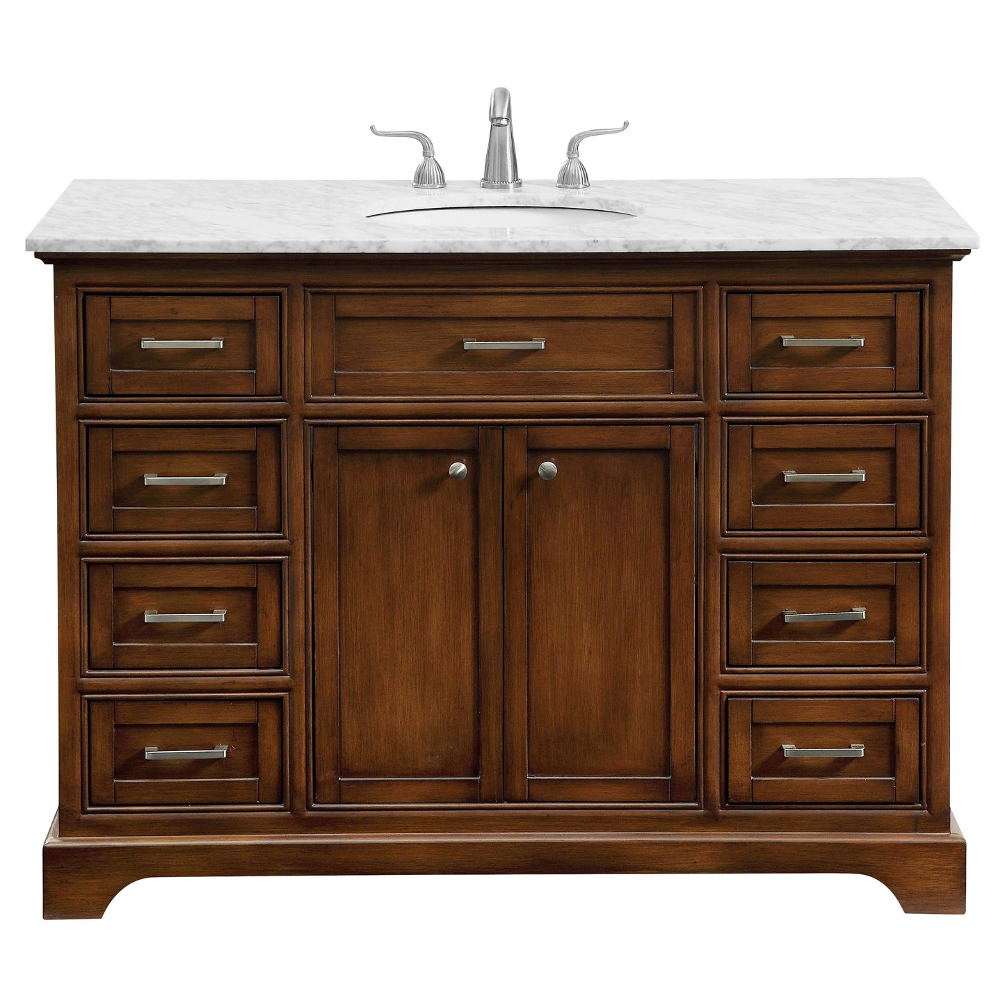 VF15048TK 48" Single Bathroom Vanity Set in Teak