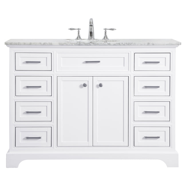 VF15048WH 48" Single Bathroom Vanity Set in White
