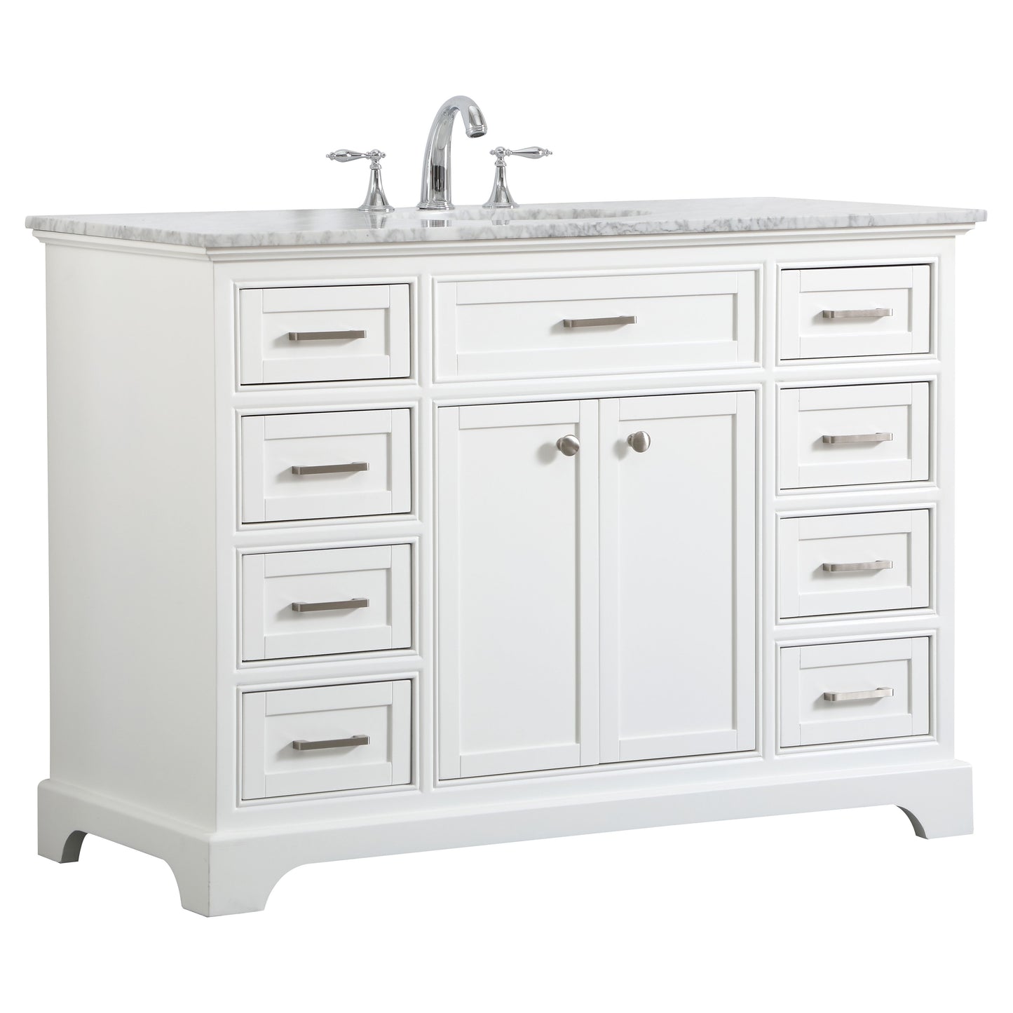 VF15048WH 48" Single Bathroom Vanity Set in White