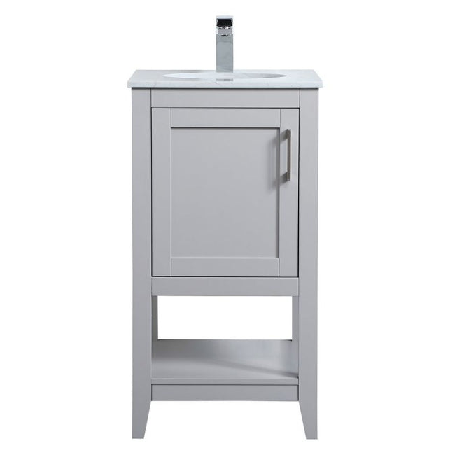 VF16018GR 18" Single Bathroom Vanity in Grey