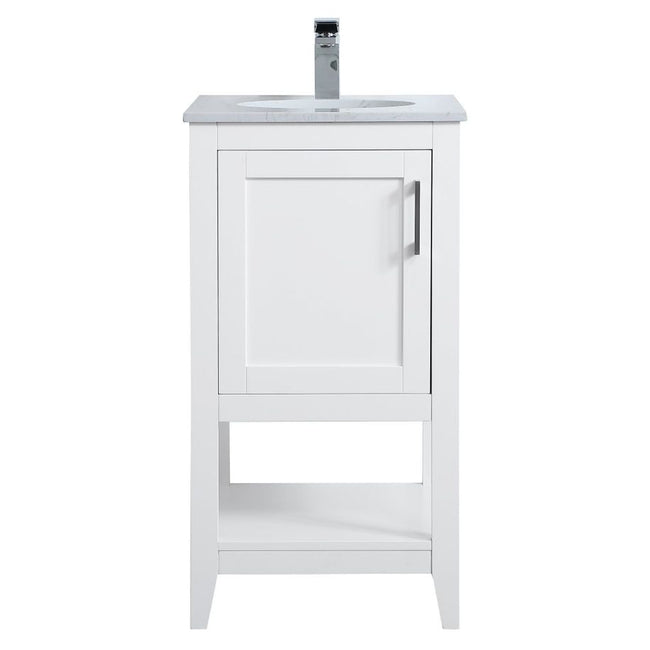 VF16018WH 18" Single Bathroom Vanity in White