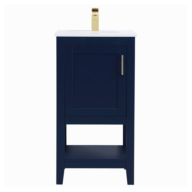 VF16018BL 18" Single Bathroom Vanity in Blue