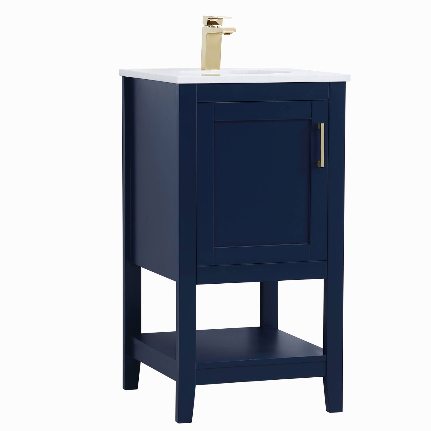 VF16018BL 18" Single Bathroom Vanity in Blue