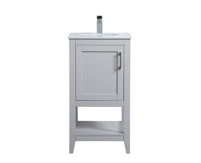 VF16018GR 18" Single Bathroom Vanity in Grey