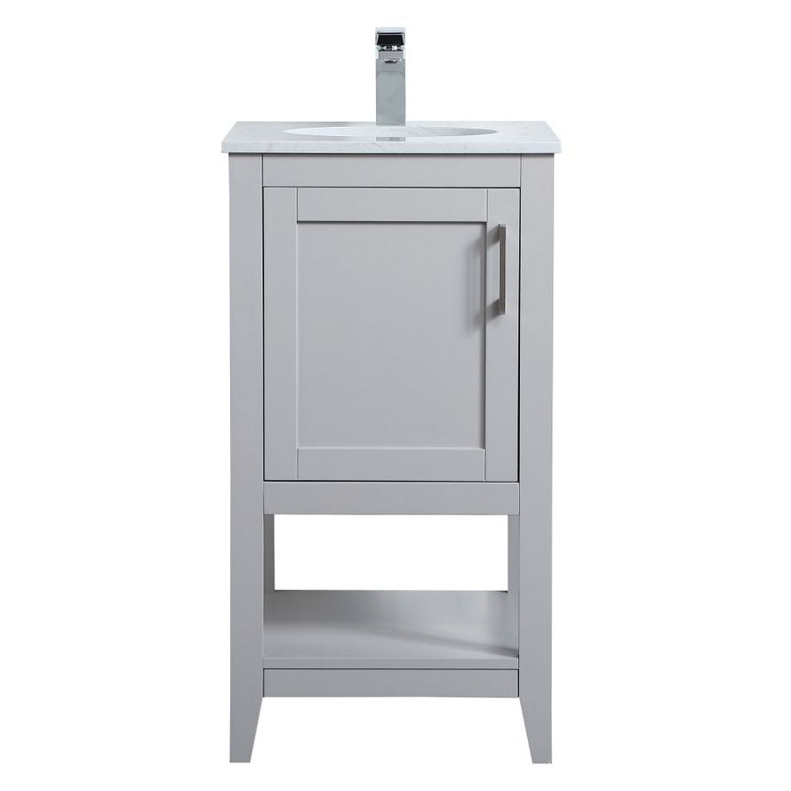 VF16018GR 18" Single Bathroom Vanity in Grey