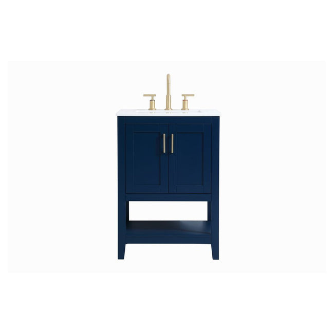 VF16024BL 24" Single Bathroom Vanity in Blue