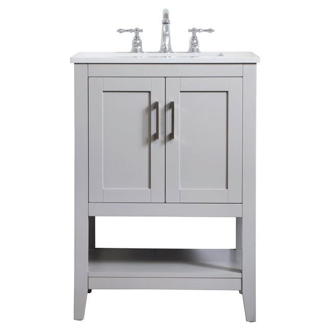 VF16024GR 24" Single Bathroom Vanity in Grey