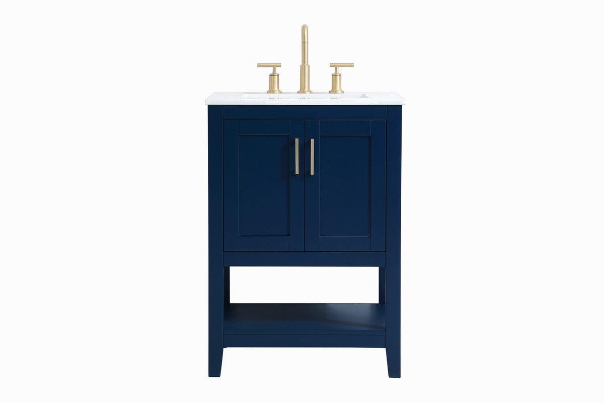 VF16024BL 24" Single Bathroom Vanity in Blue