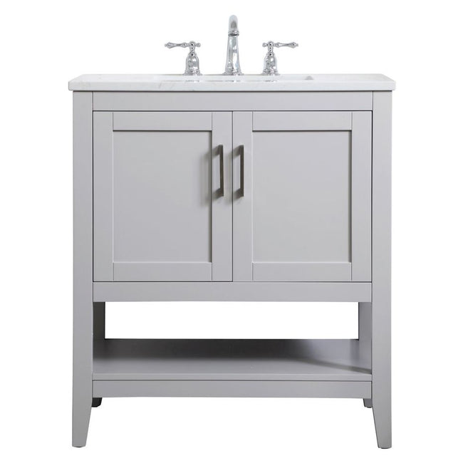 VF16030GR 30" Single Bathroom Vanity in Grey