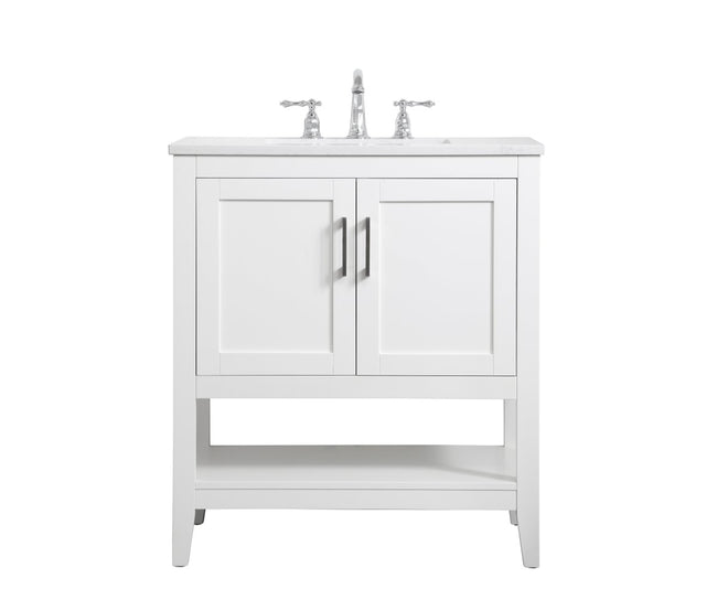 VF16030WH 30" Single Bathroom Vanity in White