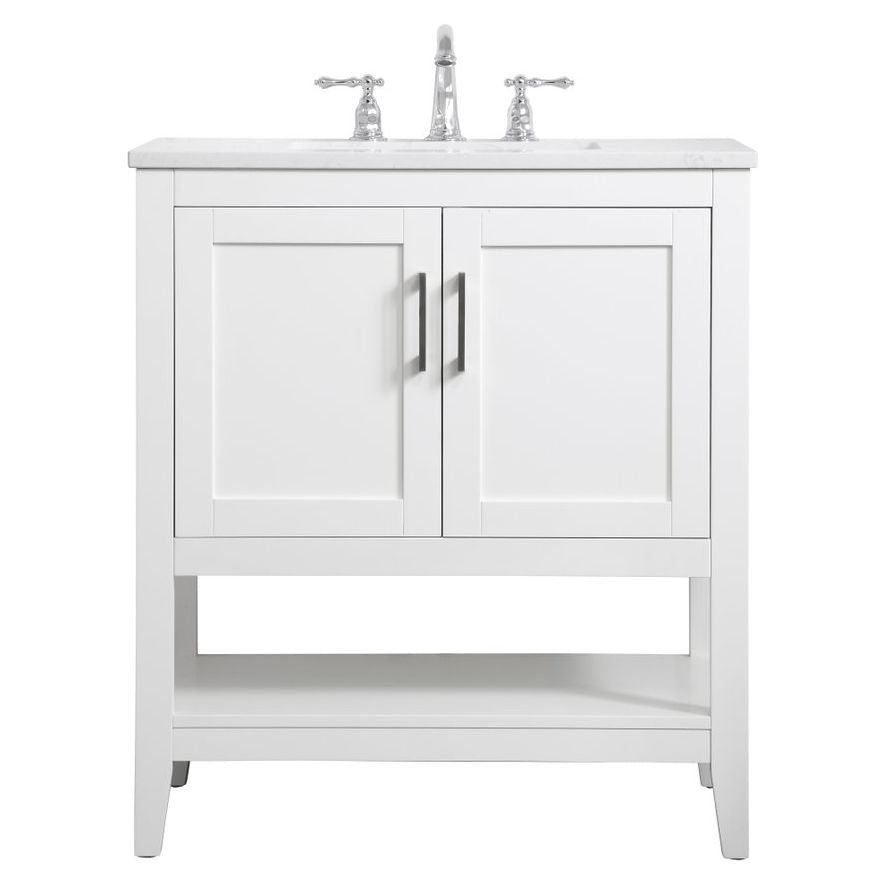 VF16030WH 30" Single Bathroom Vanity in White