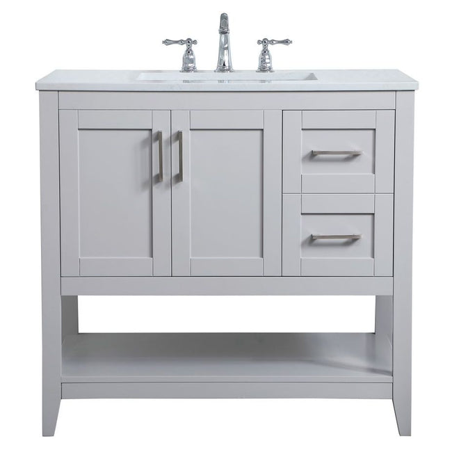 VF16036GR 36" Single Bathroom Vanity in Grey