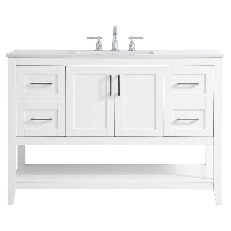 VF16048WH 48" Single Bathroom Vanity in White