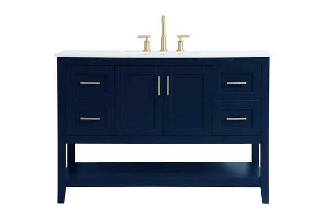 VF16048BL 48" Single Bathroom Vanity in Blue