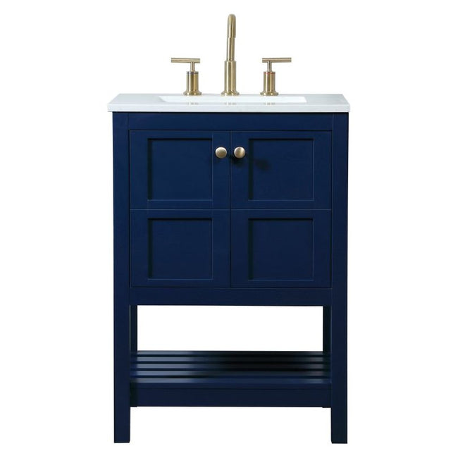 VF16424BL 24" Single Bathroom Vanity in Blue