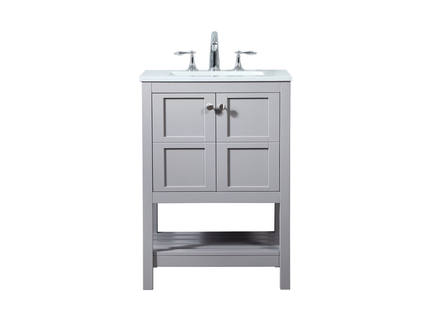 VF16424GR 24" Single Bathroom Vanity in Grey