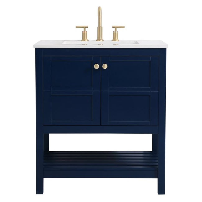 VF16430BL 30" Single Bathroom Vanity in Blue