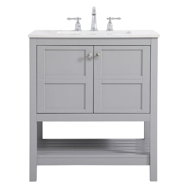 VF16430GR 30" Single Bathroom Vanity in Gray