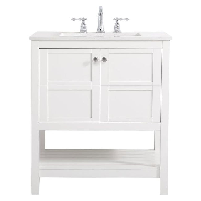 VF16430WH 30" Single Bathroom Vanity in White
