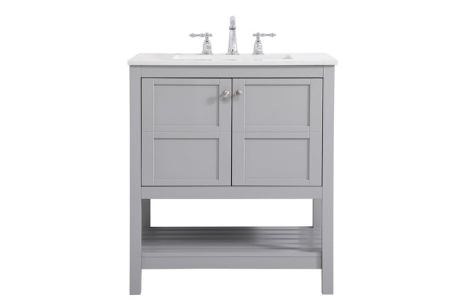 VF16430GR 30" Single Bathroom Vanity in Gray