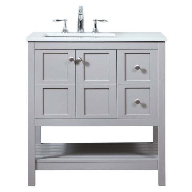 VF16432GR 32" Single Bathroom Vanity in Grey