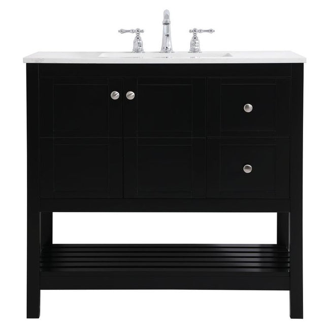 VF16436BK 36" Single Bathroom Vanity in Black