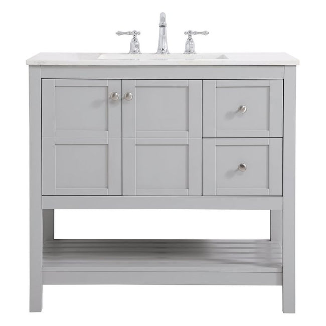 VF16436GR 36" Single Bathroom Vanity in Gray