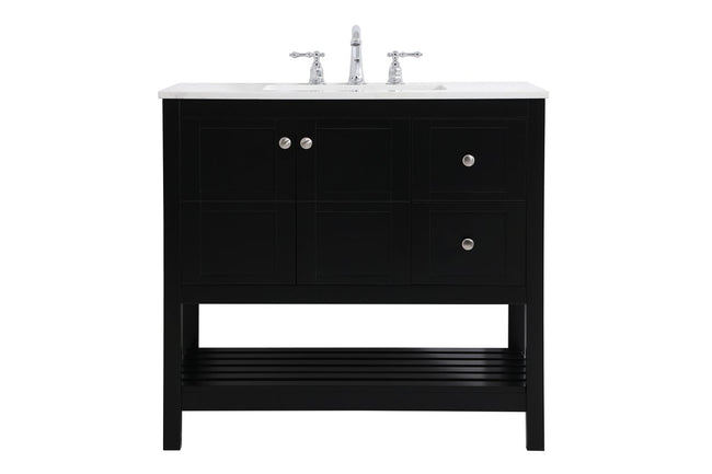 VF16436BK 36" Single Bathroom Vanity in Black