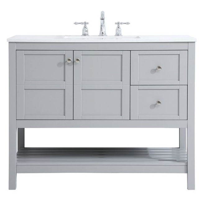 VF16442GR 42" Single Bathroom Vanity in Gray