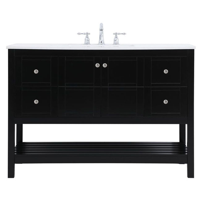 VF16448BK 48" Single Bathroom Vanity in Black
