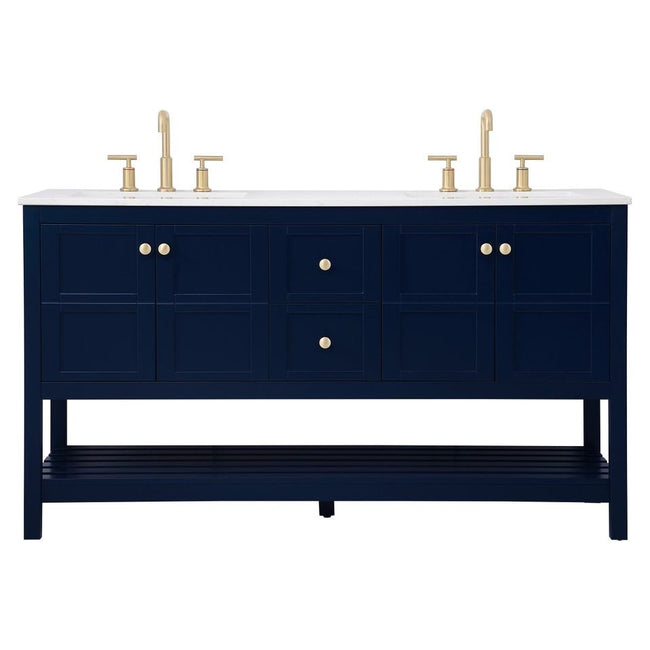 VF16460DBL 60" Single Bathroom Vanity in Blue