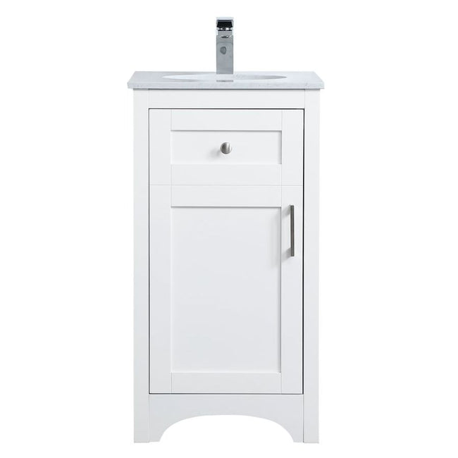 VF17018WH 18" Single Bathroom Vanity in White
