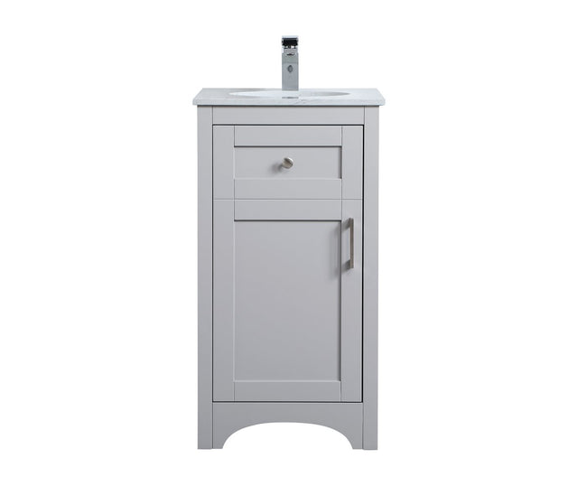 VF17018GR 18" Single Bathroom Vanity in Grey