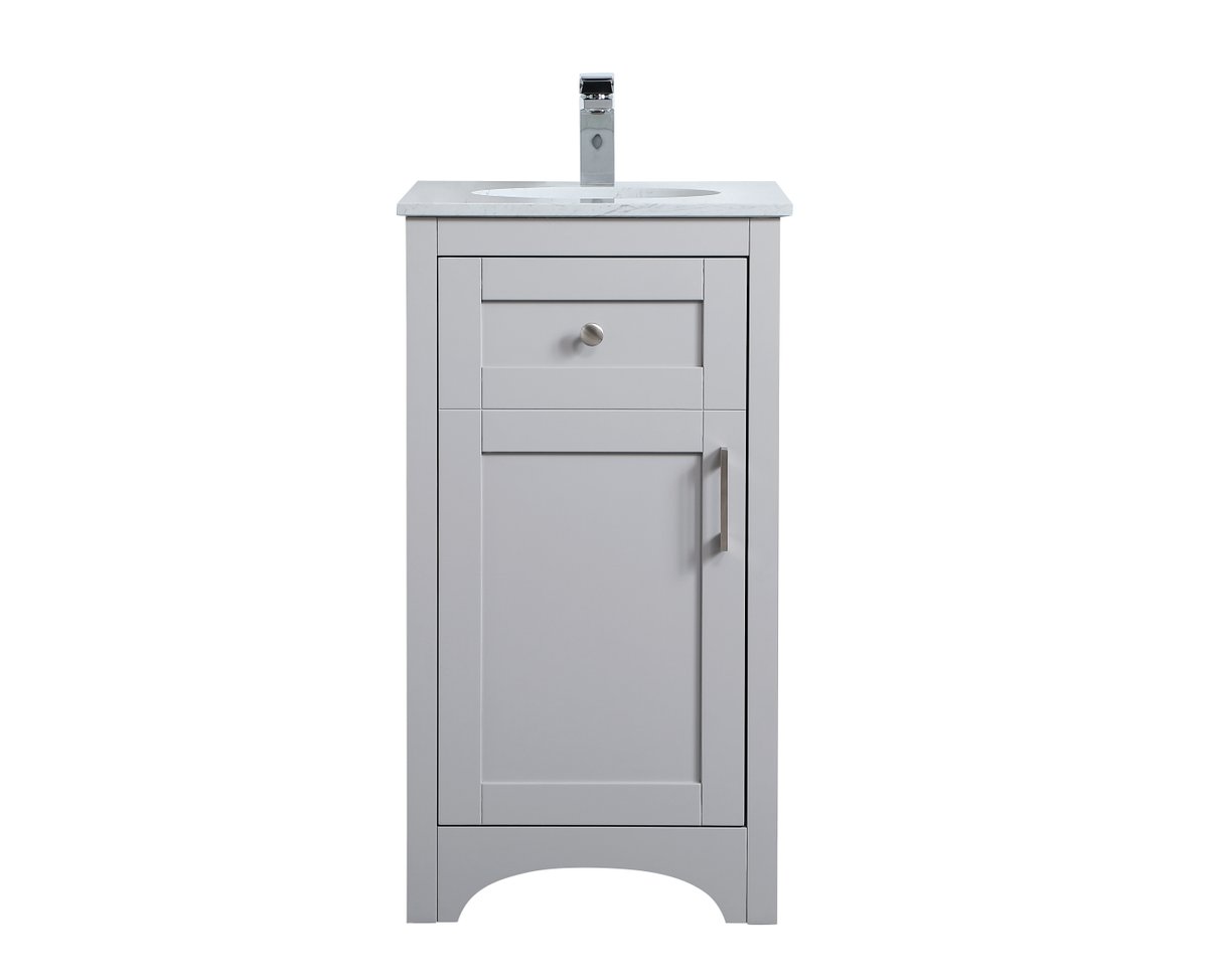 VF17018GR 18" Single Bathroom Vanity in Grey