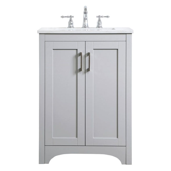 VF17024GR 24" Single Bathroom Vanity in Grey