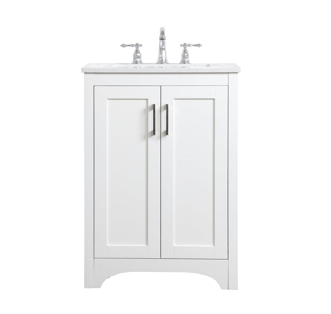 VF17024WH 24" Single Bathroom Vanity in White