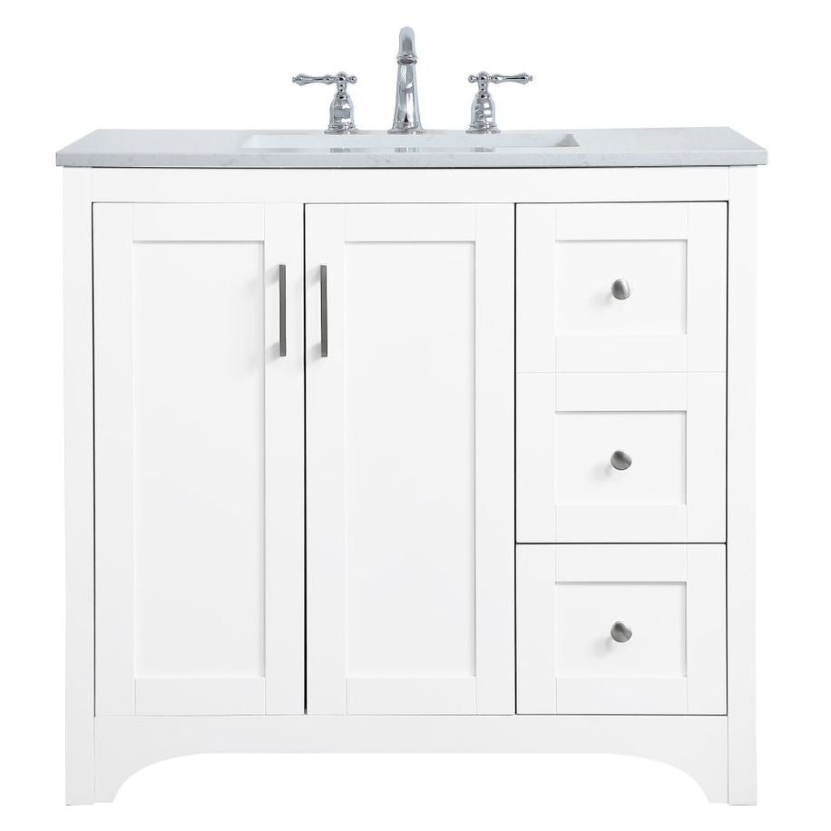 VF17036WH 36" Single Bathroom Vanity in White