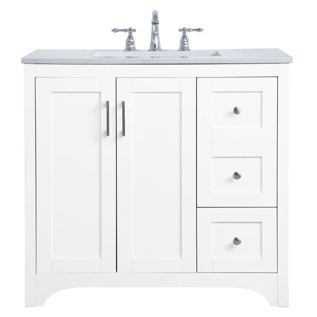 VF17036WH 36" Single Bathroom Vanity in White