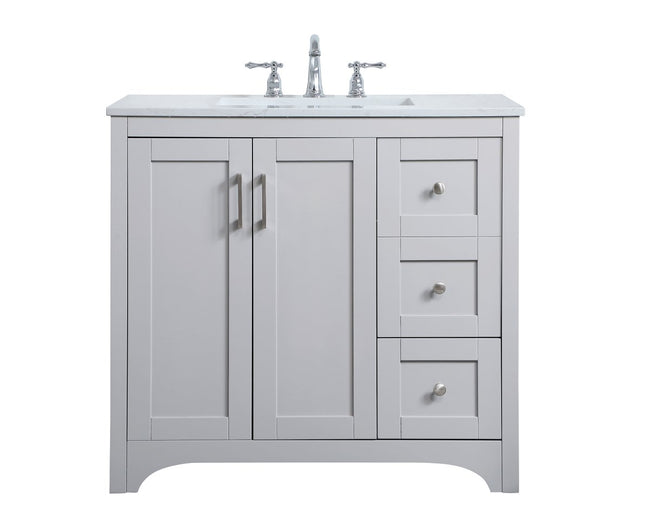 VF17036GR 36" Single Bathroom Vanity in Grey