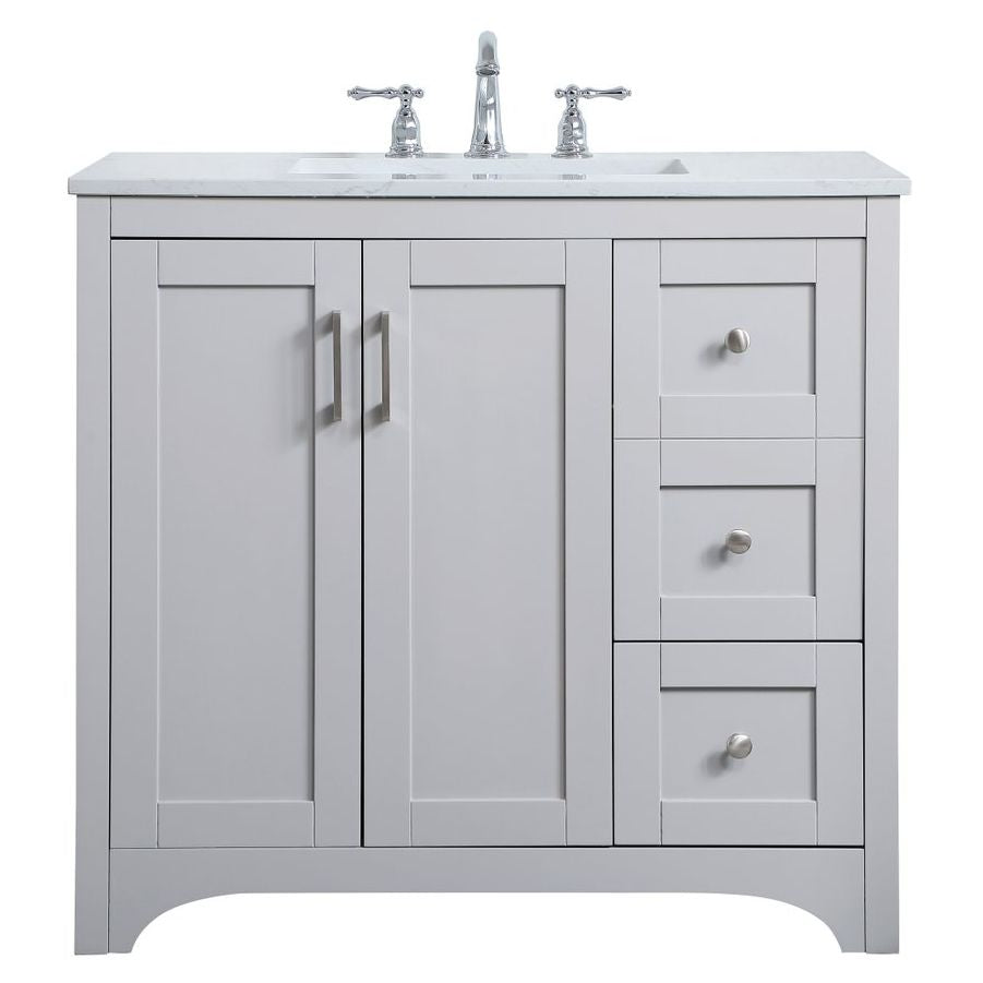 VF17036GR 36" Single Bathroom Vanity in Grey