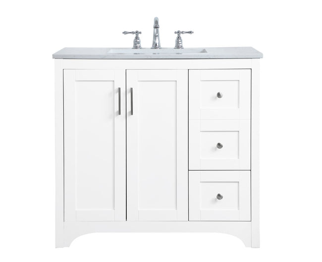 VF17036WH 36" Single Bathroom Vanity in White