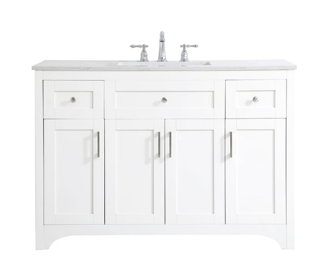 VF17048WH 48" Single Bathroom Vanity in White