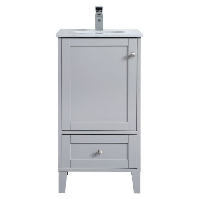 VF18018GR 18" Single Bathroom Vanity in Grey
