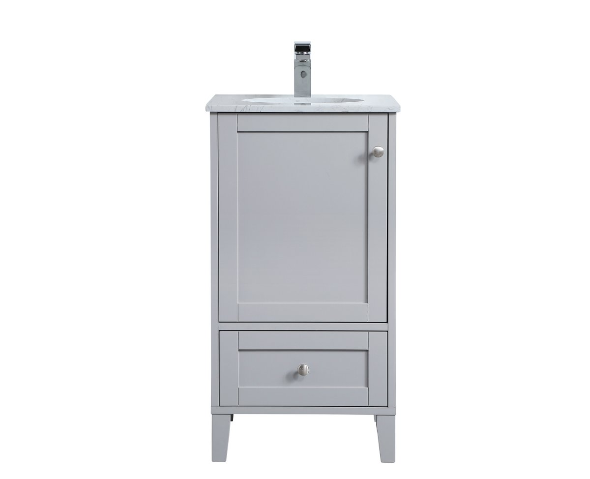 VF18018GR 18" Single Bathroom Vanity in Grey