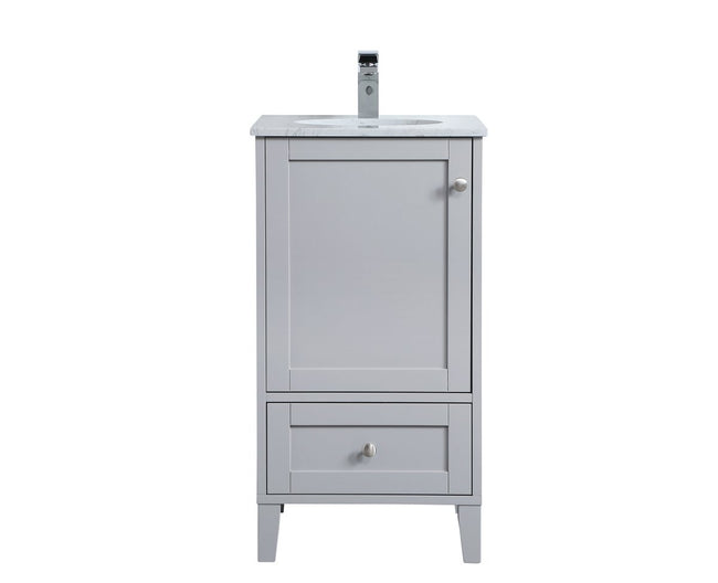 VF18018GR 18" Single Bathroom Vanity in Grey