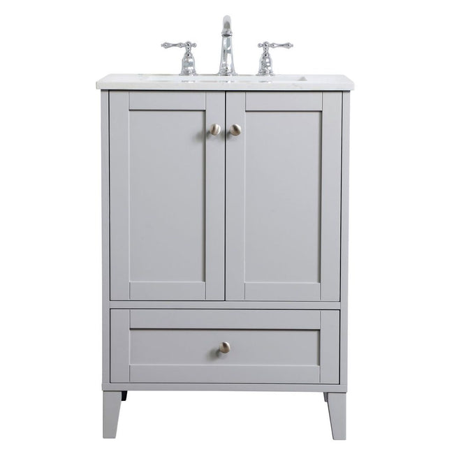 VF18024GR 24" Single Bathroom Vanity in Grey