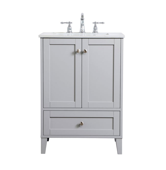 VF18024GR 24" Single Bathroom Vanity in Grey
