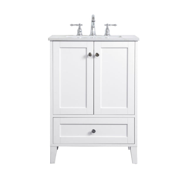 VF18024WH 24" Single Bathroom Vanity in White