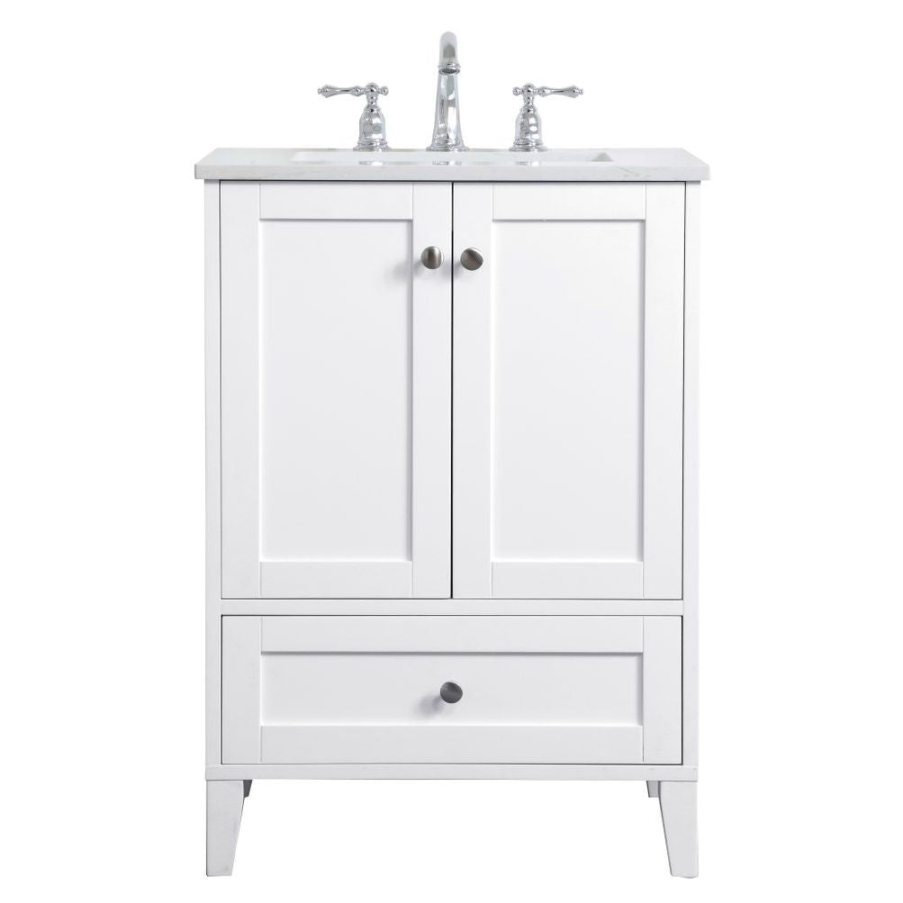 VF18024WH 24" Single Bathroom Vanity in White