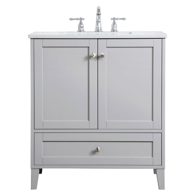 VF18030GR 30" Single Bathroom Vanity in Grey